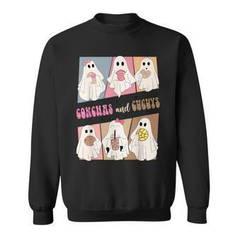 Cute Conchas And Cucuys Ghost Mexican Halloween Sweatshirt - Thegiftio UK