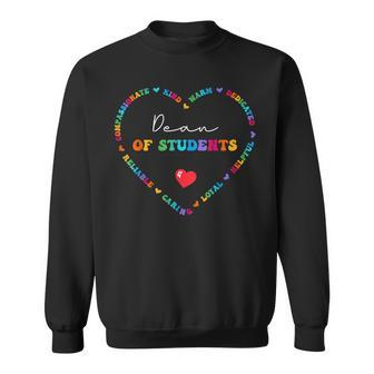Cute Dean Of Students Appreciation Week Back To School Sweatshirt - Seseable