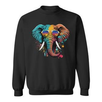 Cute Elephant Lover Animal On Elephant Sweatshirt - Monsterry CA