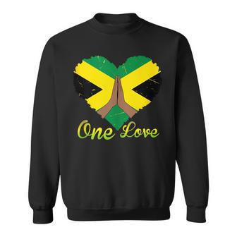 Cute Jamaican Zen One Love Meditation Pose Meditation Funny Gifts Sweatshirt | Mazezy