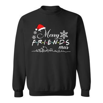 Cute Merry Friendsmas Christmas Friends Matching Xmas Party Sweatshirt | Mazezy CA