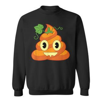 Cute Pumpkin Poop Halloween Sweatshirt | Mazezy