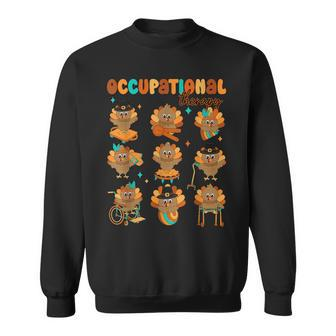 Cute Turkey Occupational Therapy Ot Therapist Thanksgiving Sweatshirt - Monsterry AU