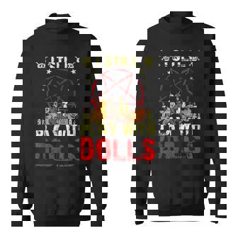 Cute Voodoo Teddy Bear Dolls Scary Acupuncture Creepy Sweatshirt | Mazezy