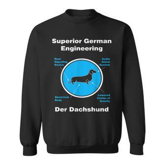 Dachshund Superior German Engineering Sweatshirt | Mazezy