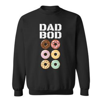 Dad Bod Donut Abs Dad Father Gift For Mens Sweatshirt | Mazezy
