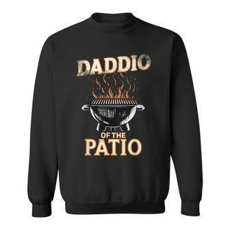 Daddio Of The Patio Fathers Day Bbq & Grill Sweatshirt - Seseable