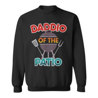 Daddio Of The Patio Home Grilling Dad Bbq Lover Mens Sweatshirt | Mazezy