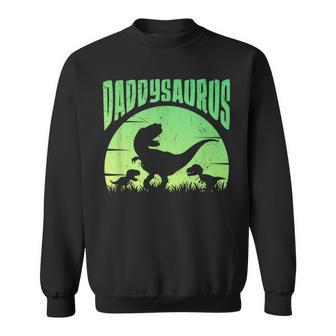 Daddysaurus - Daddy T Rex Great Father’S Day Gift - Classic Sweatshirt | Mazezy
