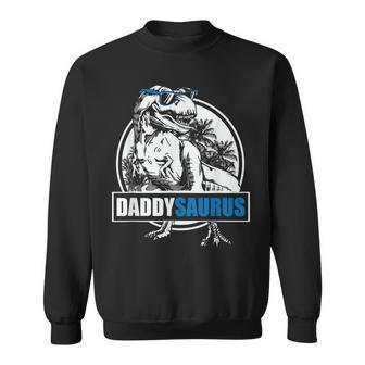 Daddysaurus Fathers Day Birthday Dinosaur Trex Daddy Saurus Gift For Mens Sweatshirt | Mazezy