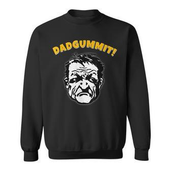 Dadgummit Gosh Darn Grumpy Old Man Southern Funny Vintage Sweatshirt | Mazezy
