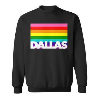 Dallas Texas Gay Pride Tx Proud Tx Homos Queer Cowboy Love Sweatshirt | Mazezy