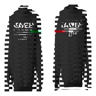 Dangelo Italian Name Italy Flag Italia Family Surname Sweatshirt | Mazezy