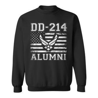 Dd214 Us Air Force Alumni Military Veteran Retirement Gift Sweatshirt | Mazezy