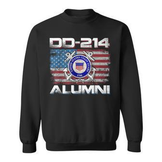 Dd214 Us Coast Guard Uscg Alumni Veteran Retirement Gift Retirement Funny Gifts Sweatshirt | Mazezy