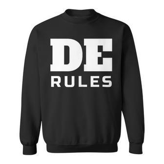 De Rules - Delaware Pride State Pride Usa Sweatshirt | Mazezy