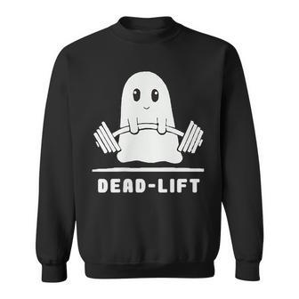 Dead Lift Ghost Halloween Ghost Gym Sweatshirt | Seseable CA