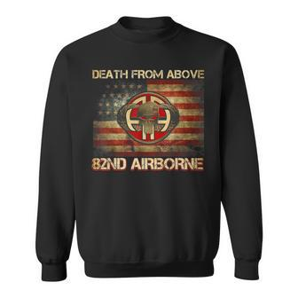 Death From Above 82Nd Airborne Division Veteran Sweatshirt | Mazezy