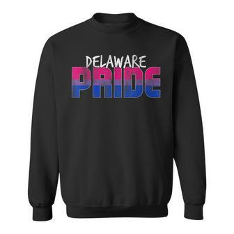 Delaware Pride Bisexual Flag Sweatshirt | Mazezy