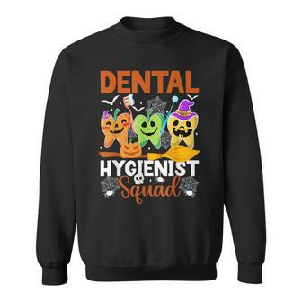 Dental Squad Trick Or Th Dentist Halloween Spooky Sweatshirt | Mazezy