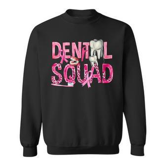 Dental Squad With Th Breast Cancer Awareness Warrior Sweatshirt | Mazezy AU