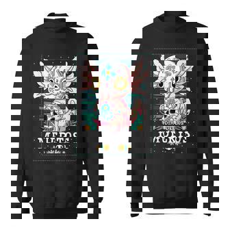 Dia De Los Muertos Axolotl Sweatshirt - Thegiftio