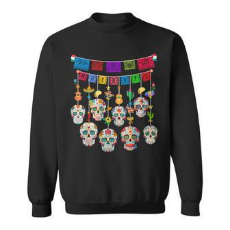 Dia De Los Muertos Day Of The Dead Hanging Skulls Sweatshirt | Mazezy