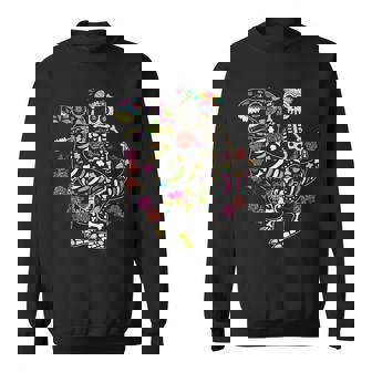 Dia De Los Muertos Skeleton Riding Dinosaur Boys Mexican Sweatshirt - Thegiftio