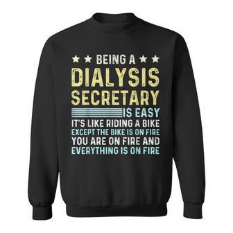 Dialysis Secretary Appreciation Kidney Secretary Dialysis Sweatshirt - Seseable