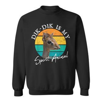 Dik Dik Is My Spirit Animal Wildlife Africa Cute Antelope Sweatshirt | Mazezy