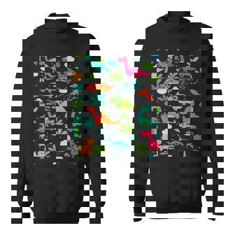 Dinosaur Print T Cute Men's Abdl AbDl Ageplay Sweatshirt | Mazezy