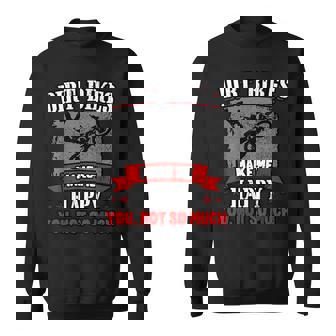 Dirt Bike Motorcycle Rider Motocross Lover Gift Sweatshirt | Mazezy