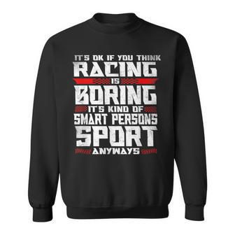 Dirt Track Racing Race Racing Funny Gifts Sweatshirt | Mazezy UK