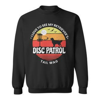 Disc Golf Disc Patrol For Golden Retriever Lovers Sweatshirt - Monsterry DE