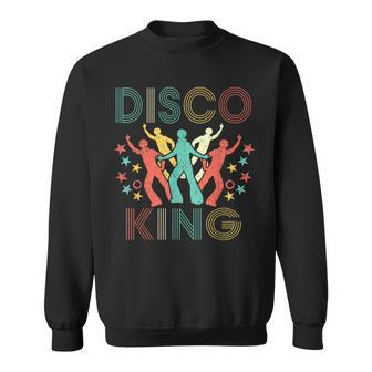 Disco King 1970S 1980S Distressed Dance 70S Sweatshirt | Mazezy