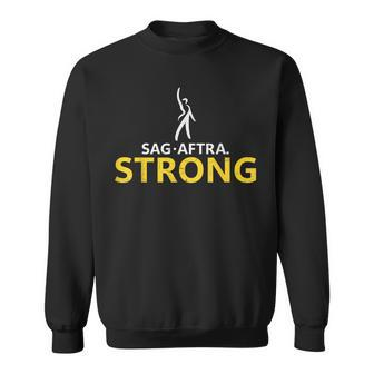 Distressed SagAftra Strong Sweatshirt - Thegiftio UK