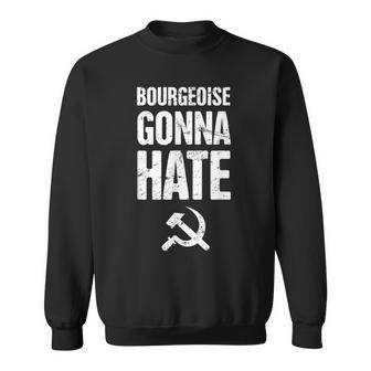 Distressed Ussr Soviet Union Communist Vladimir Lenin Sweatshirt | Mazezy