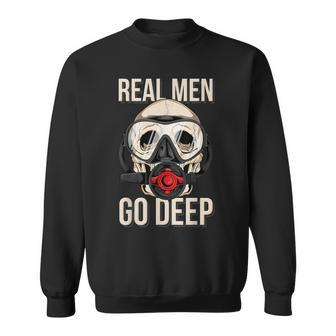 Diving Skull Saying Diving Quote Scuba Diving Sweatshirt | Mazezy