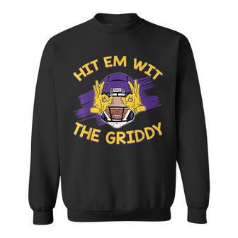 Do The Griddy Funny Griddy Dance Football American Football Funny Gifts Sweatshirt | Mazezy