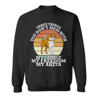 Dog Akita Mom Dog Sayings Breeder 63 Sweatshirt - Monsterry DE