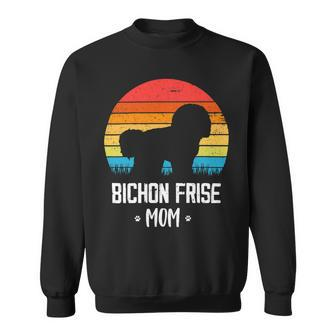 Dog Bichon Frise Mom Retro Sweatshirt - Monsterry DE