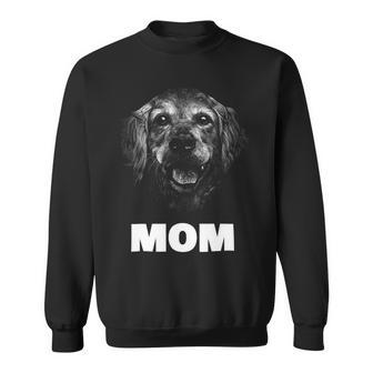 Dog Breed Face Lover Golden Retriever Mom Sweatshirt - Monsterry UK