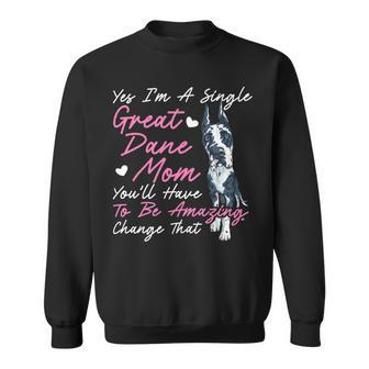 Dog Breeder Dog Owner Mom Great Dane Mom Sweatshirt - Monsterry DE