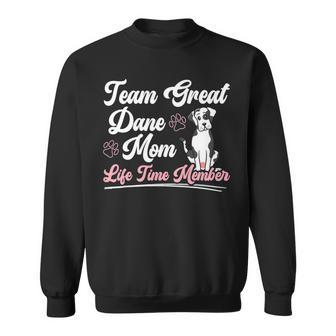 Dog Breeder Mom Dog Owner Great Dane Mom Sweatshirt - Monsterry