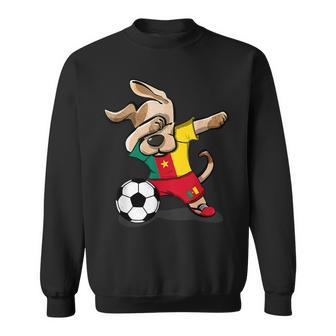 Dog Dabbing Soccer Cameroon Jersey Cameroonian Sweatshirt | Mazezy DE