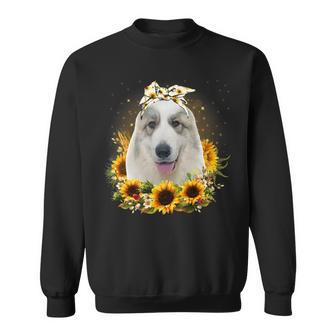 Dog Great Dane Sunflower Great Dane Dog Mothers Day For Women Sweatshirt - Monsterry