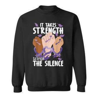 Domestic Violence Awareness Break The Silence Sweatshirt