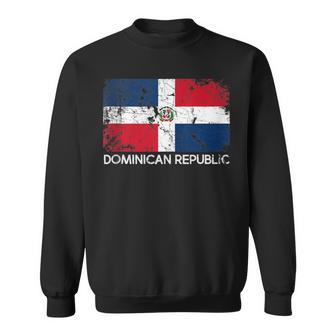 Dominican Flag Vintage Made In Dominican Republic Sweatshirt | Mazezy