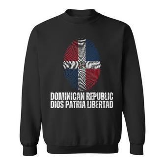 Dominican Republic Dios Patria Libertad Sweatshirt | Mazezy