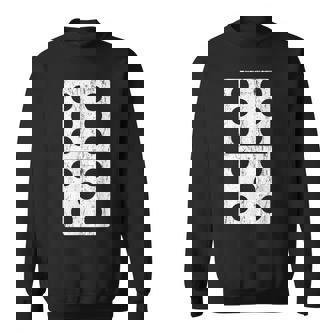 Domino Halloween Matching Group Costume 6 And 5 Easy Lazy Halloween Funny Gifts Sweatshirt | Mazezy